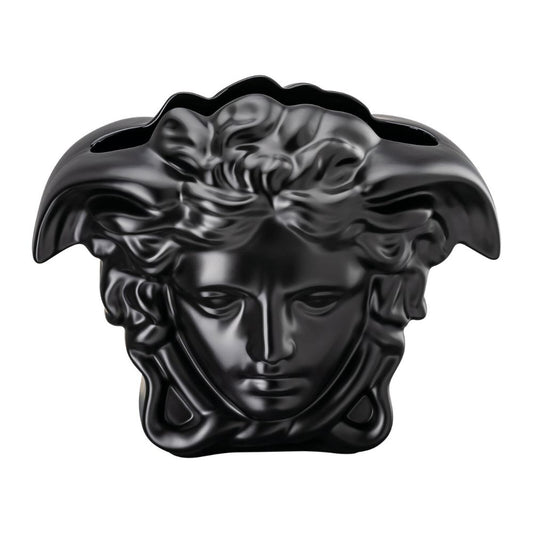 Vaza din portelan, 30 cm, Medusa Grande Black - VERSACE