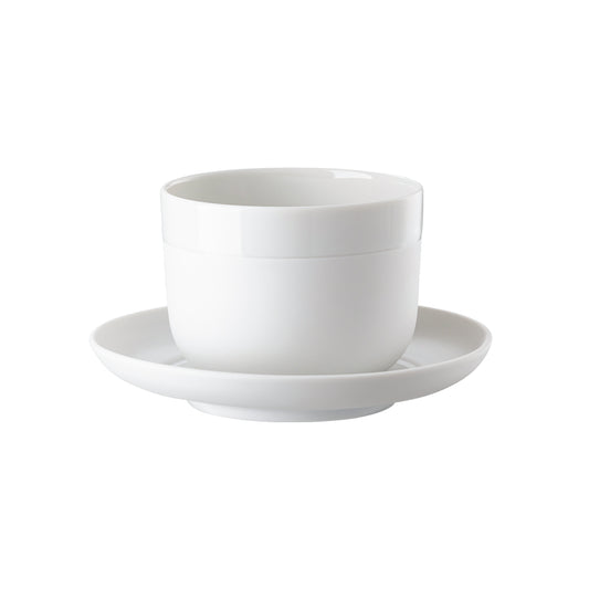 Ceasca pentru cafea si farfurie, Cappello White by Damian O'Sullivan - ROSENTHAL