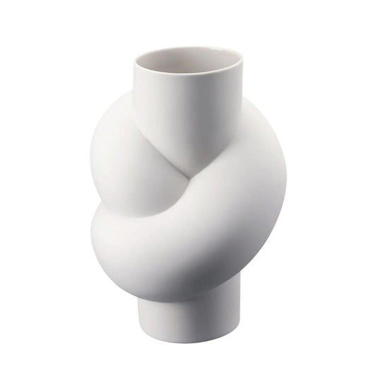 Vaza alba din portelan, 25 cm, Node White - ROSENTHAL