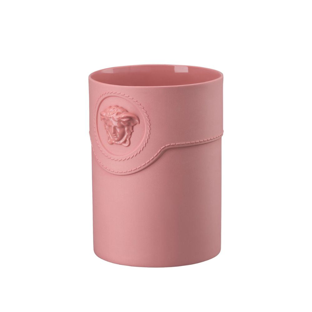 Vaza din portelan, 18 cm, La Medusa Pink - VERSACE