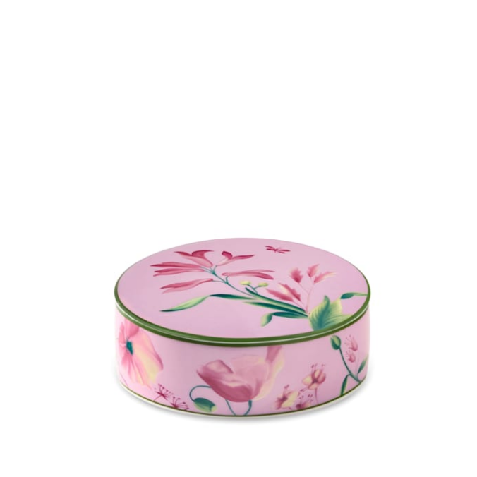 Cutie din portelan, 13 cm, Florenza Malva - GINORI 1735