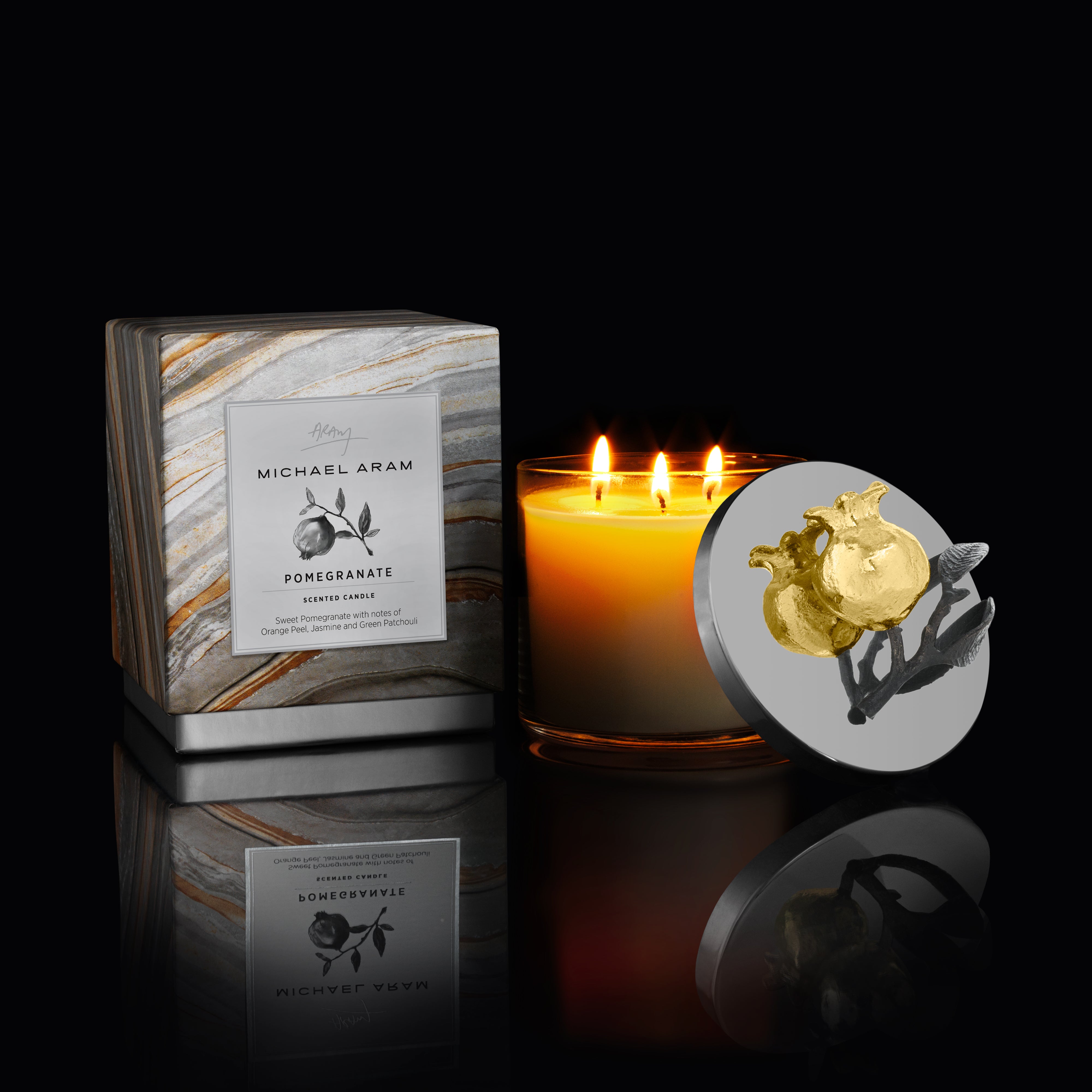 Lumanare parfumata, 390 ml, Pomegranate Gold - Michael Aram