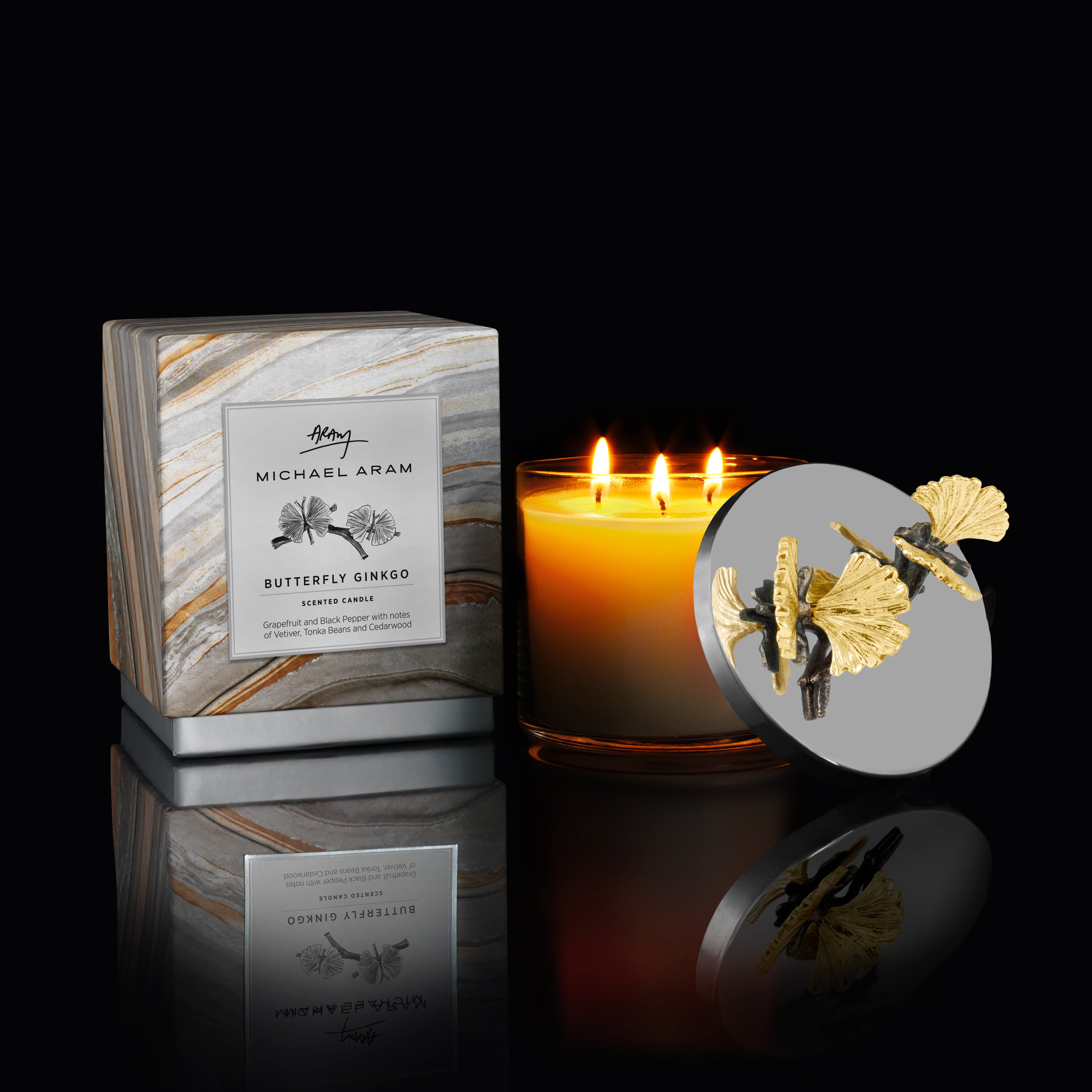 Lumanare parfumata, 390 ml, Butterfly Ginkgo - Michael Aram
