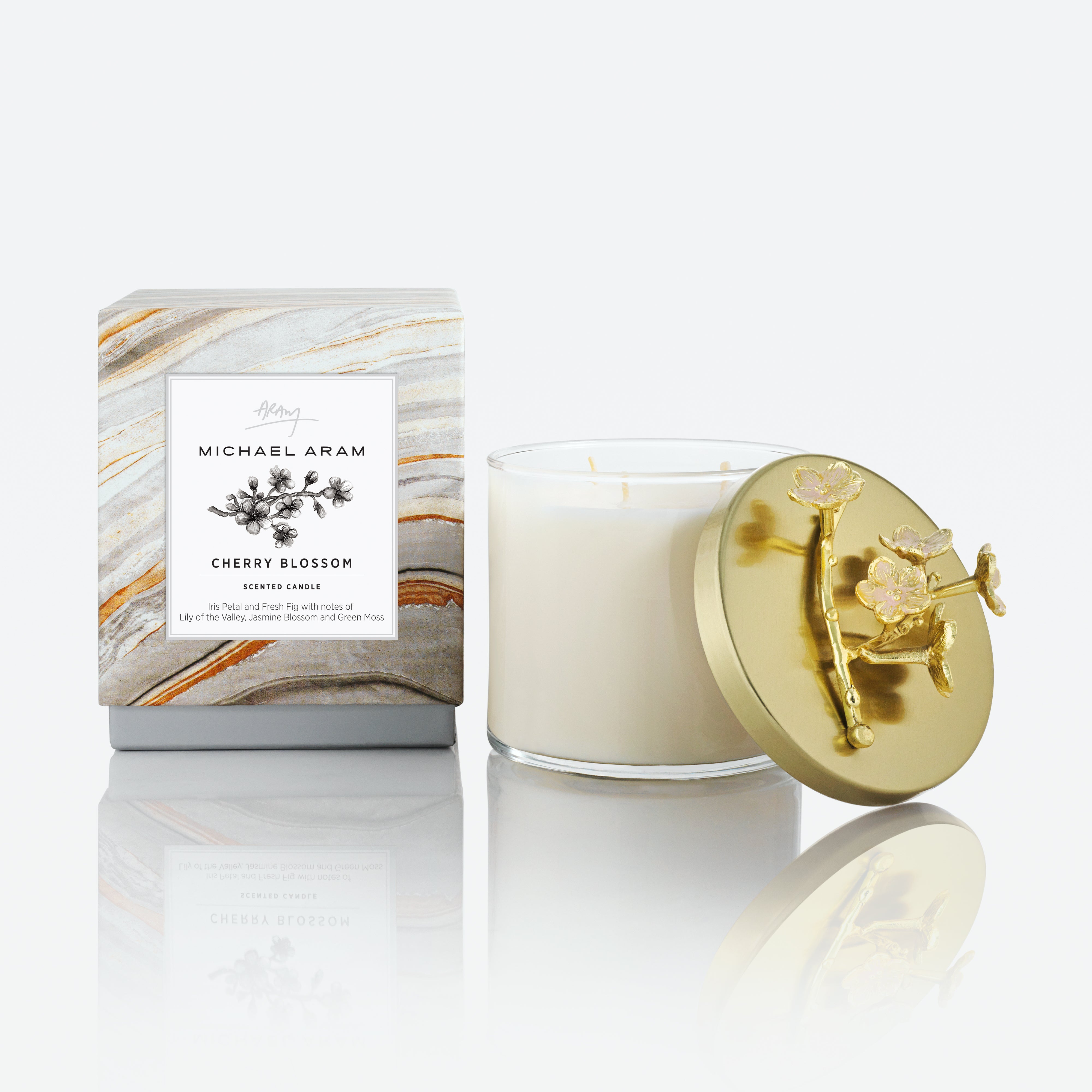 Lumanare parfumata, 390 ml, Cherry Blossom - Michael Aram