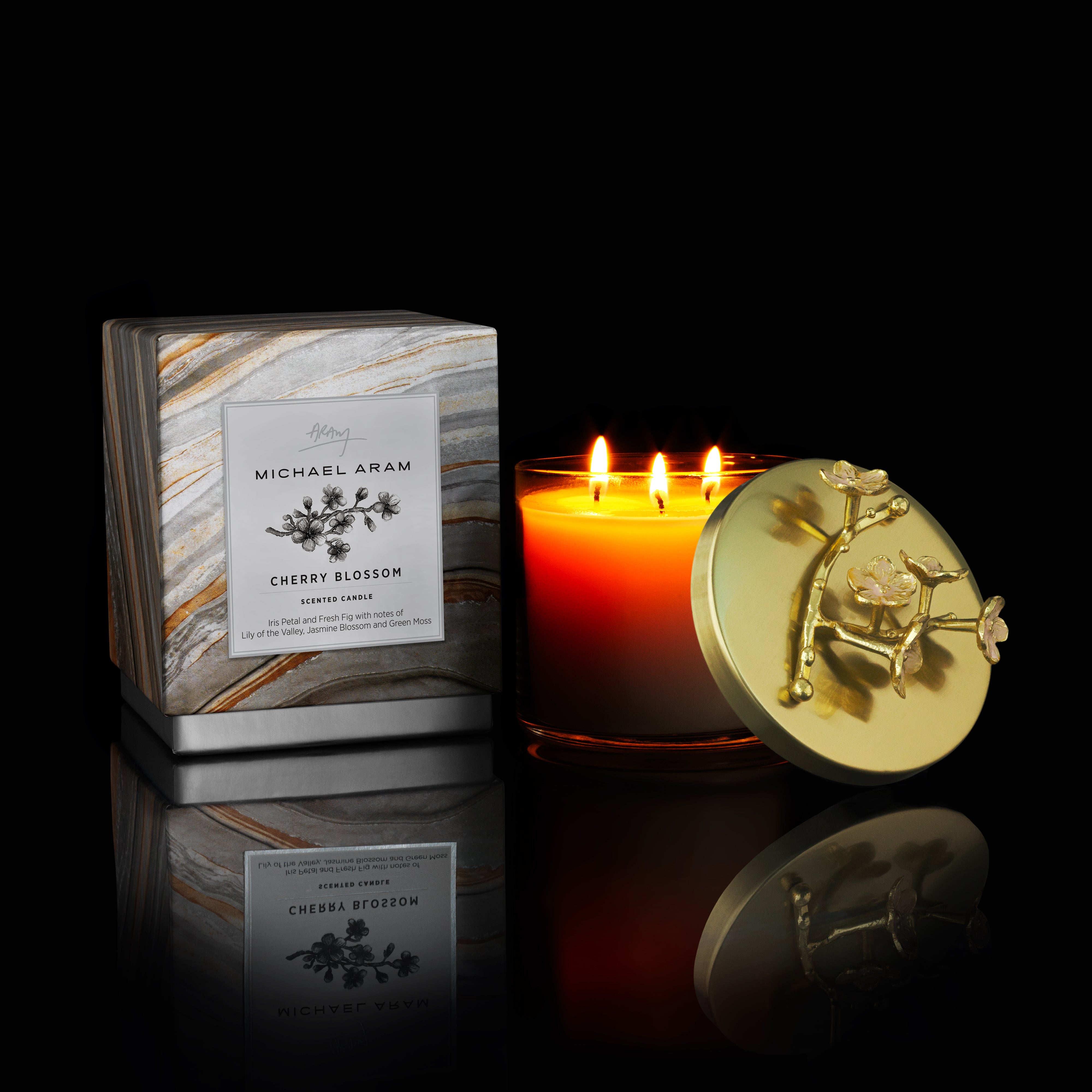 Lumanare parfumata, 390 ml, Cherry Blossom - Michael Aram