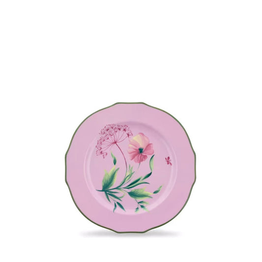 Farfurie pentru desert, roz, 22 cm, Florenza Malva - GINORI 1735
