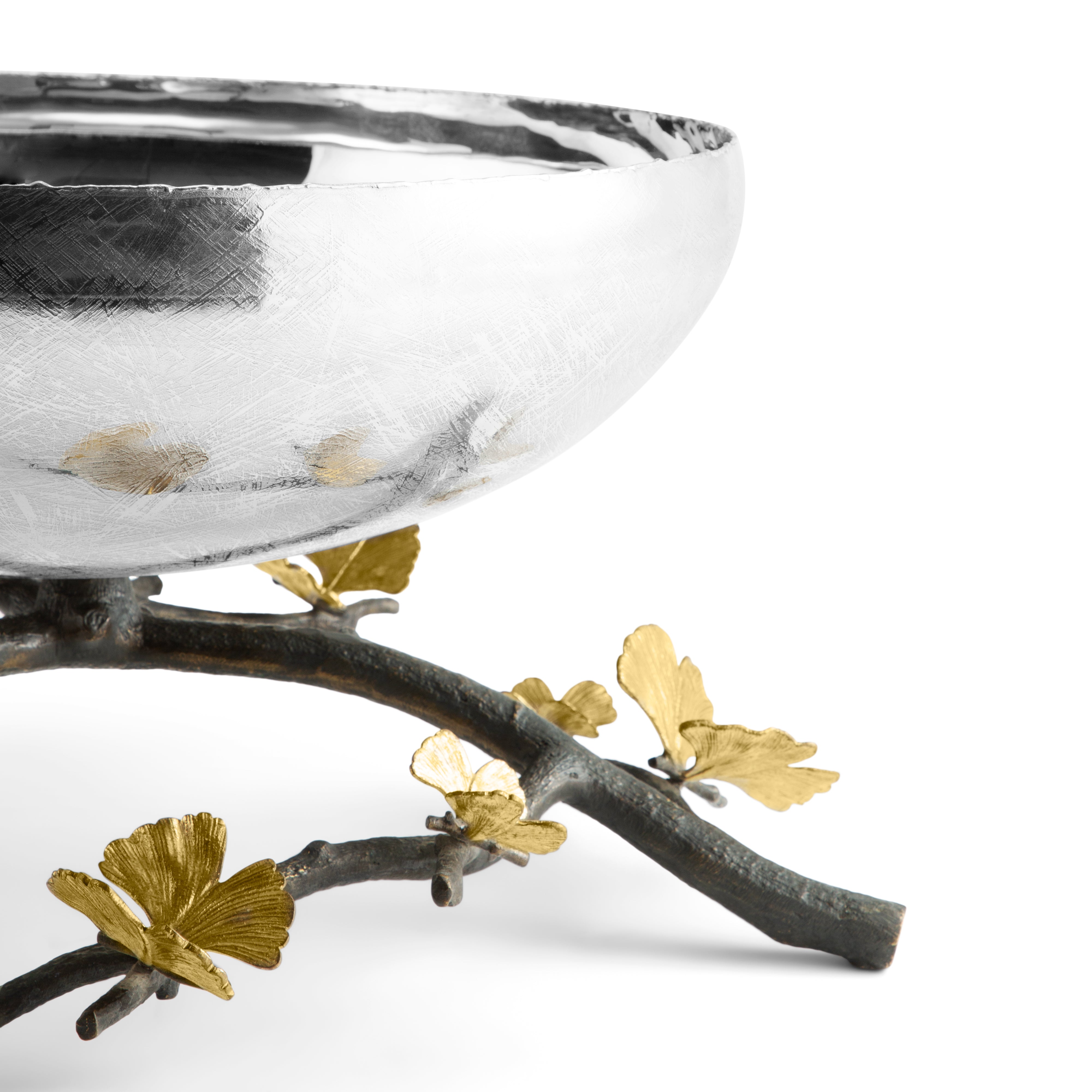 Vas central, 59x47 cm, Butterfly Ginkgo - Michael Aram
