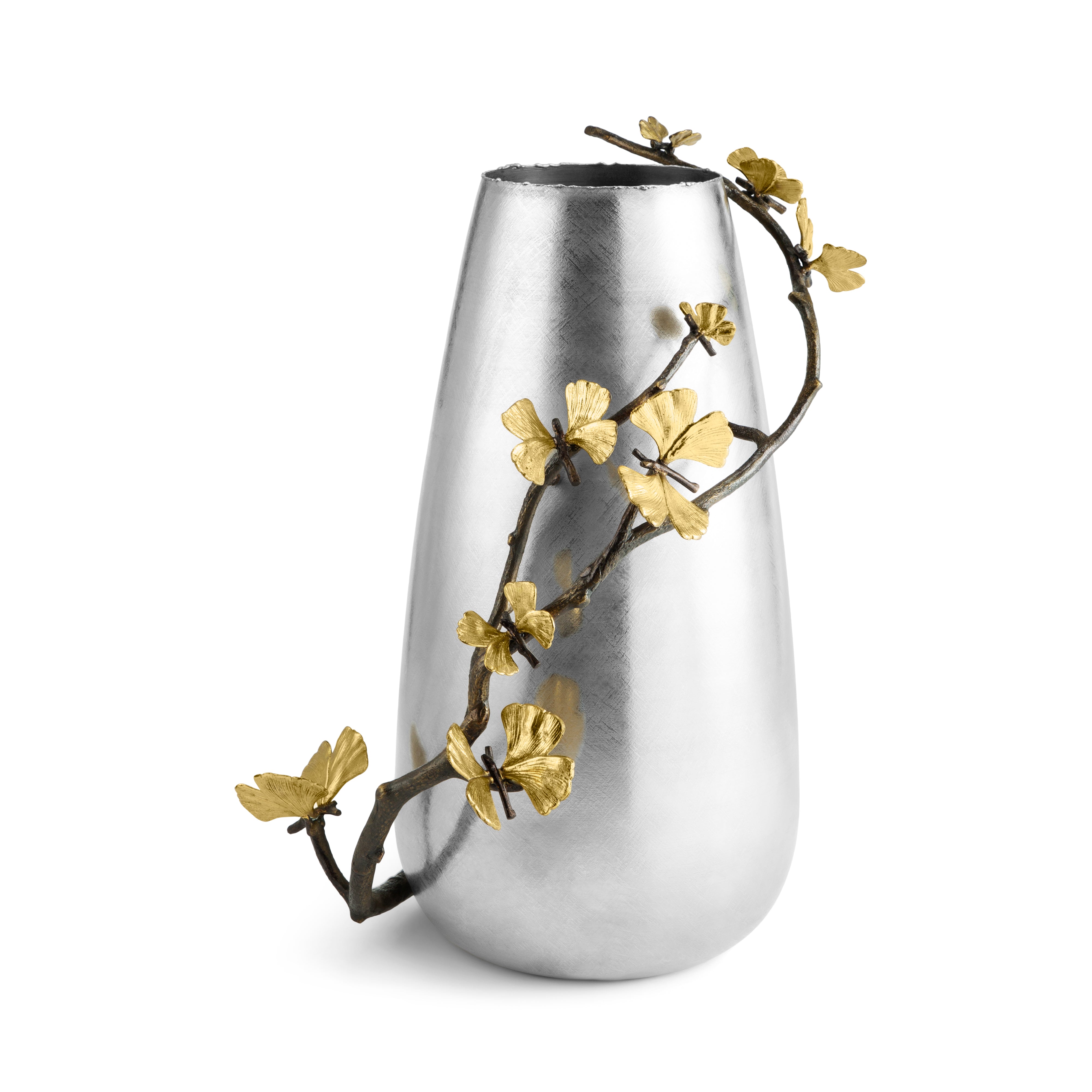 Vaza din otel inoxidabil, 48 cm, Butterfly Ginkgo - Michael Aram