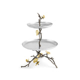 Etajera cu 2 niveluri, 48 cm, Butterfly Ginkgo - Michael Aram
