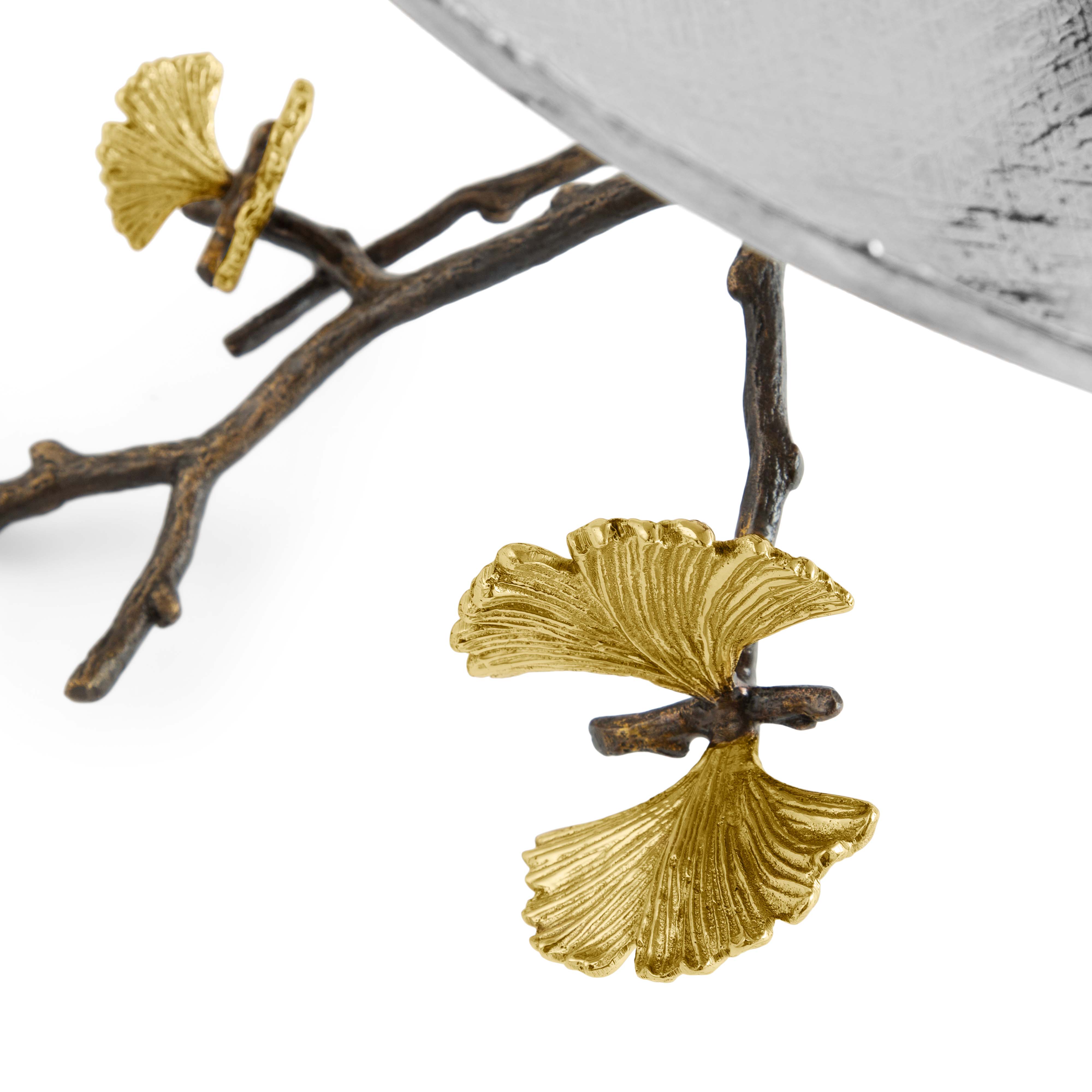 Etajera cu 2 niveluri, 48 cm, Butterfly Ginkgo - Michael Aram