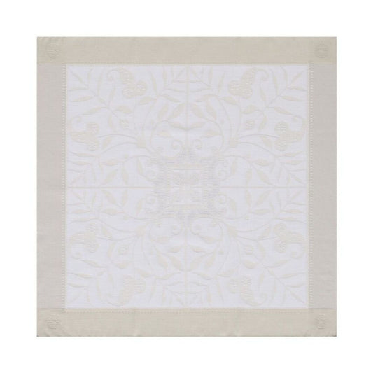 Servet de masa, 58 x 58 cm, Venezia Ivory - JACQUARD FRANCAIS