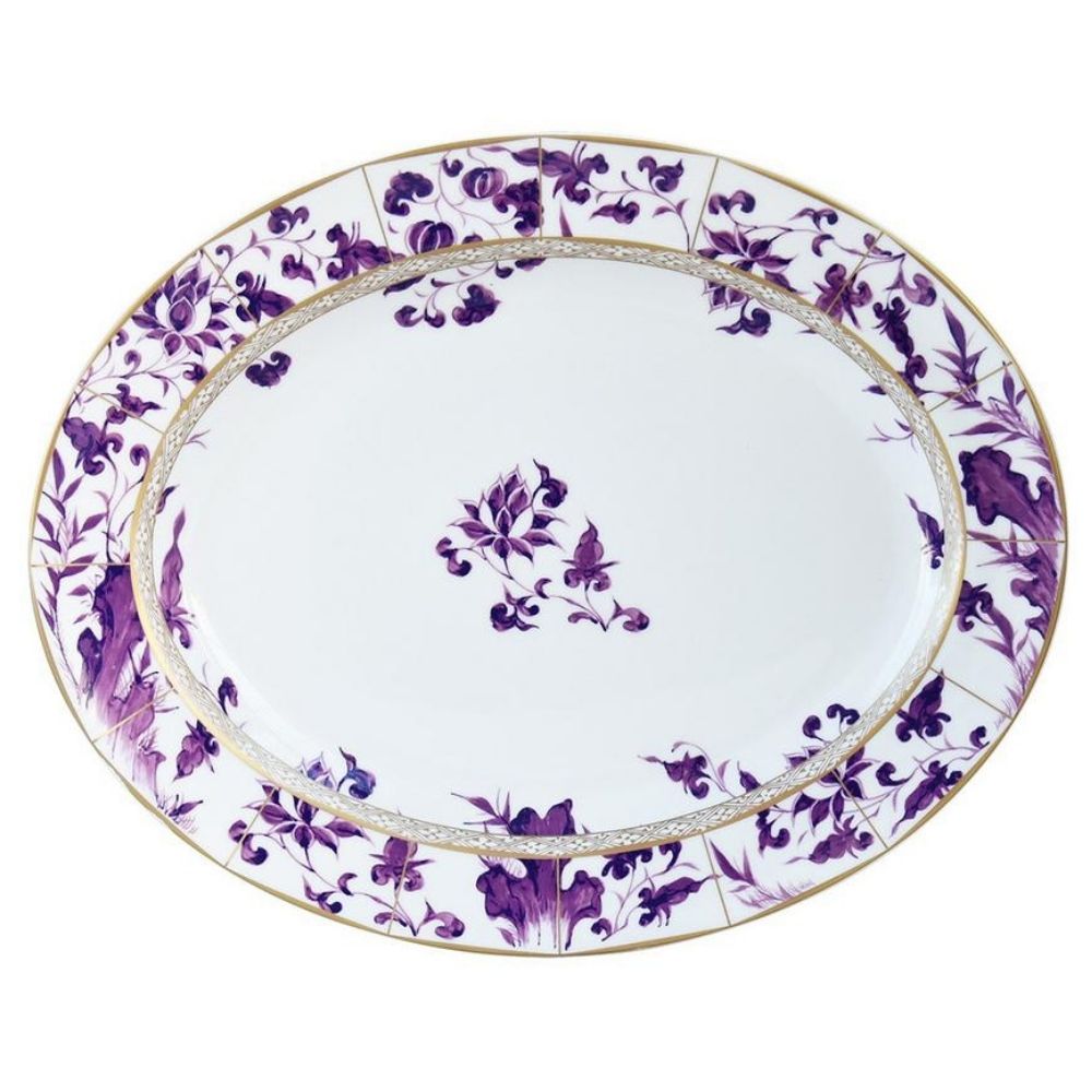 Platou oval, 38 cm, Prunus - BERNARDAUD