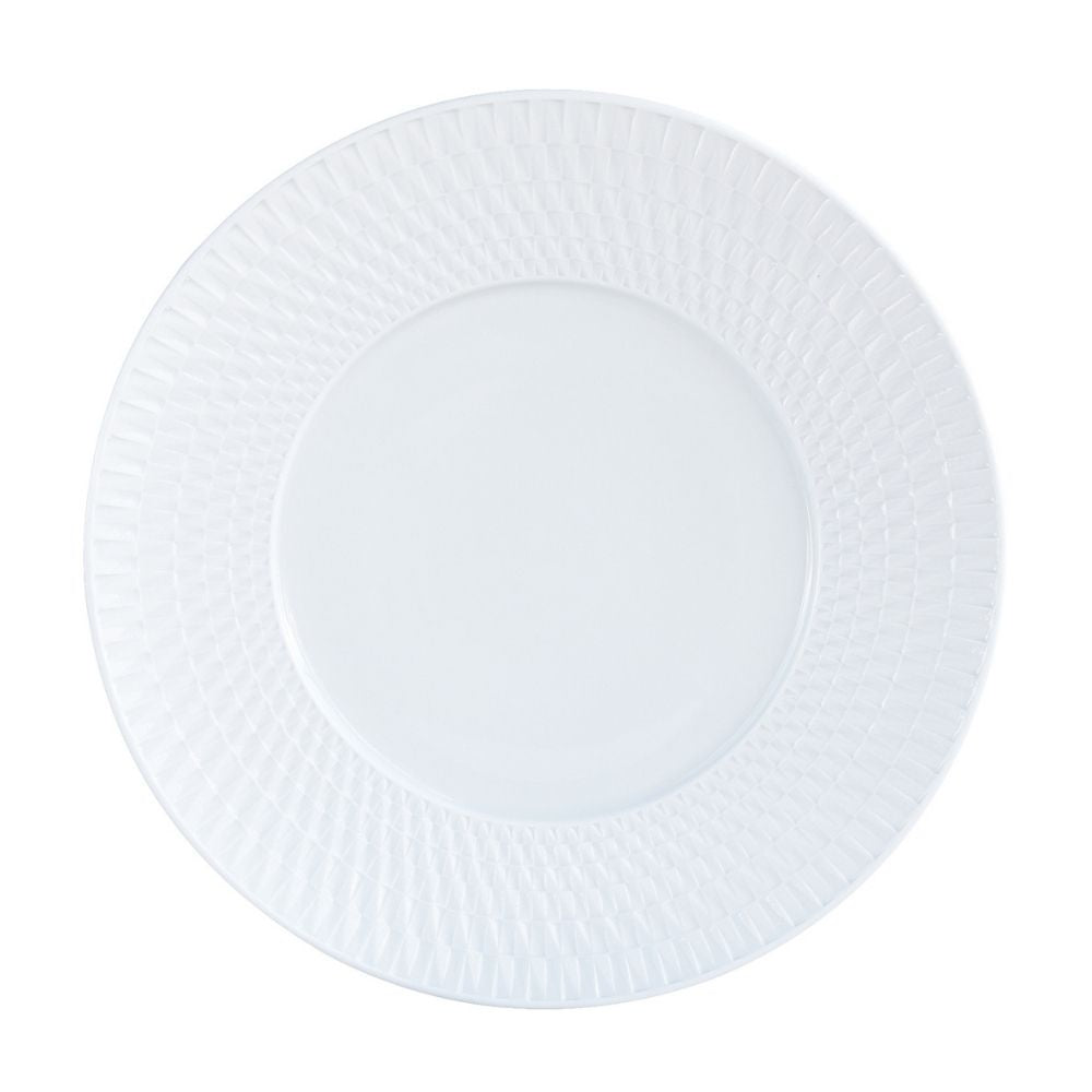 Farfurie pentru desert, Twist Blanc - BERNARDAUD