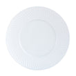 Farfurie pentru desert, Twist Blanc - BERNARDAUD