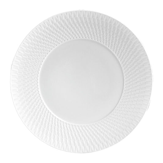 Farfurie pentru cina, Twist Blanc - BERNARDAUD