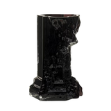 Vaza din sticla cristalina, Black, 25 cm, Rocky Baroque by Hanna Hansdotter - KOSTA BODA