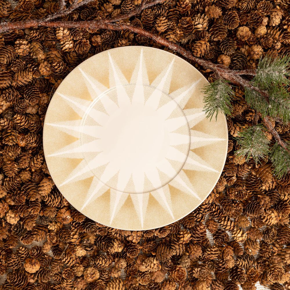 Farfurie de prezentare, 31 cm, Noel Blanc - BERNARDAUD