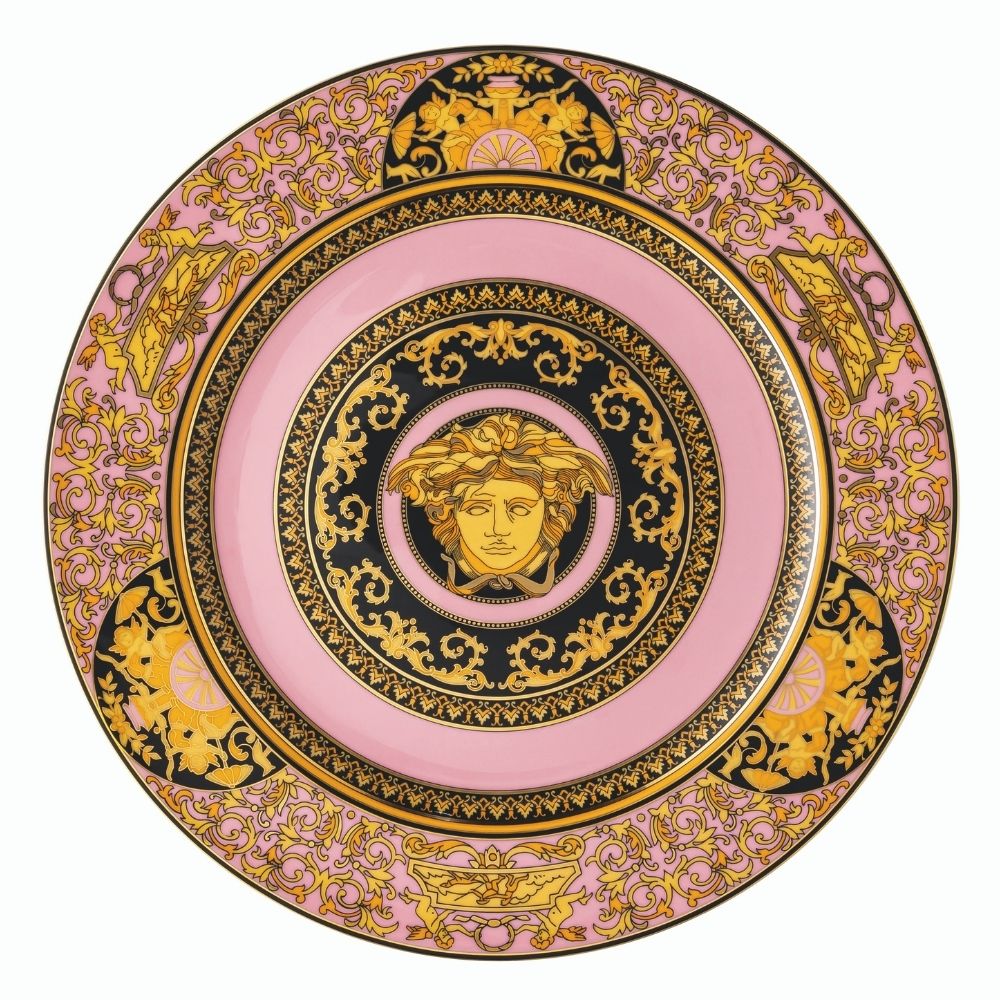 Farfurie de prezentare, Medusa Rose - VERSACE