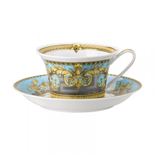 Ceasca pentru ceai si farfurie, Prestige Gala Bleu - VERSACE