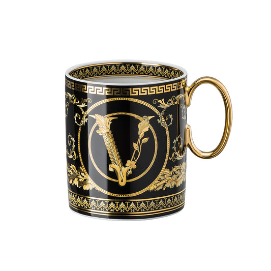 Cana din portelan, Virtus Gala Black - VERSACE