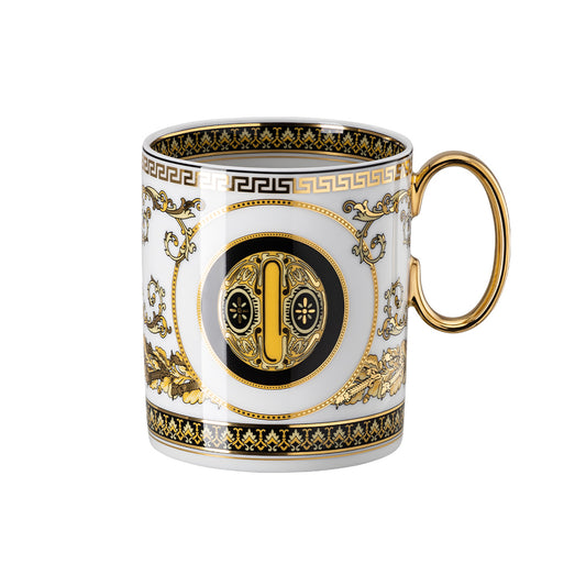 Cana din portelan, Virtus Alphabet O - VERSACE