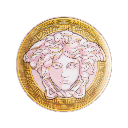 Farfurie bread and butter, Medusa Amplified Pink Coin - VERSACE