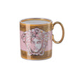 Cana din portelan, Medusa Amplified Pink Coin - VERSACE