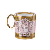 Cana din portelan, Medusa Amplified Pink Coin - VERSACE