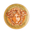 Farfurie bread and butter, Medusa Amplified Orange Coin - VERSACE