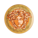 Farfurie bread and butter, Medusa Amplified Orange Coin - VERSACE