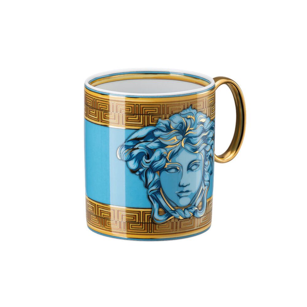 Cana din portelan, Medusa Amplified Blue Coin - VERSACE