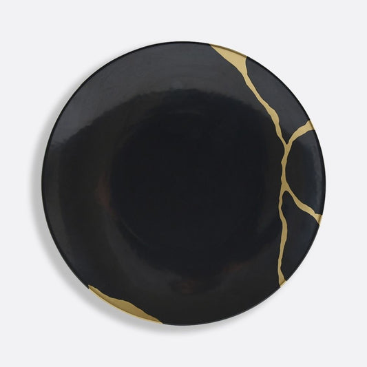 Farfurie pentru desert, Kintsugi Charbon by Sarkis - BERNARDAUD