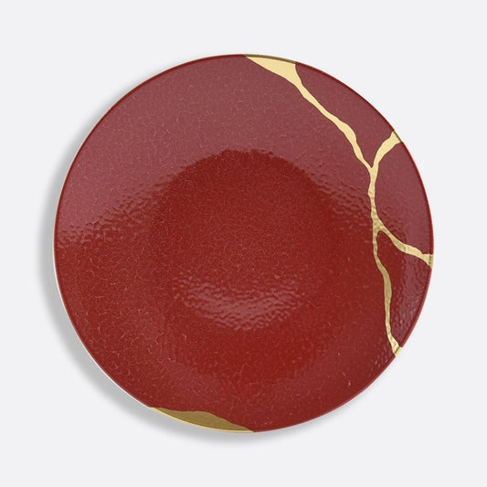 Farfurie pentru desert, Kintsugi Rouge by Sarkis - BERNARDAUD