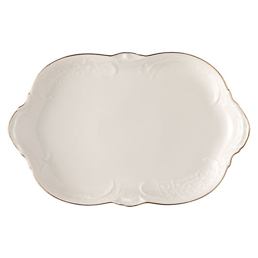 Platou oval, 33 cm, Sanssouci Ivory Gold - ROSENTHAL