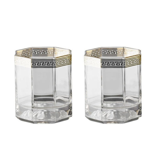 Set 2 pahare pentru whisky, Medusa DOr - VERSACE