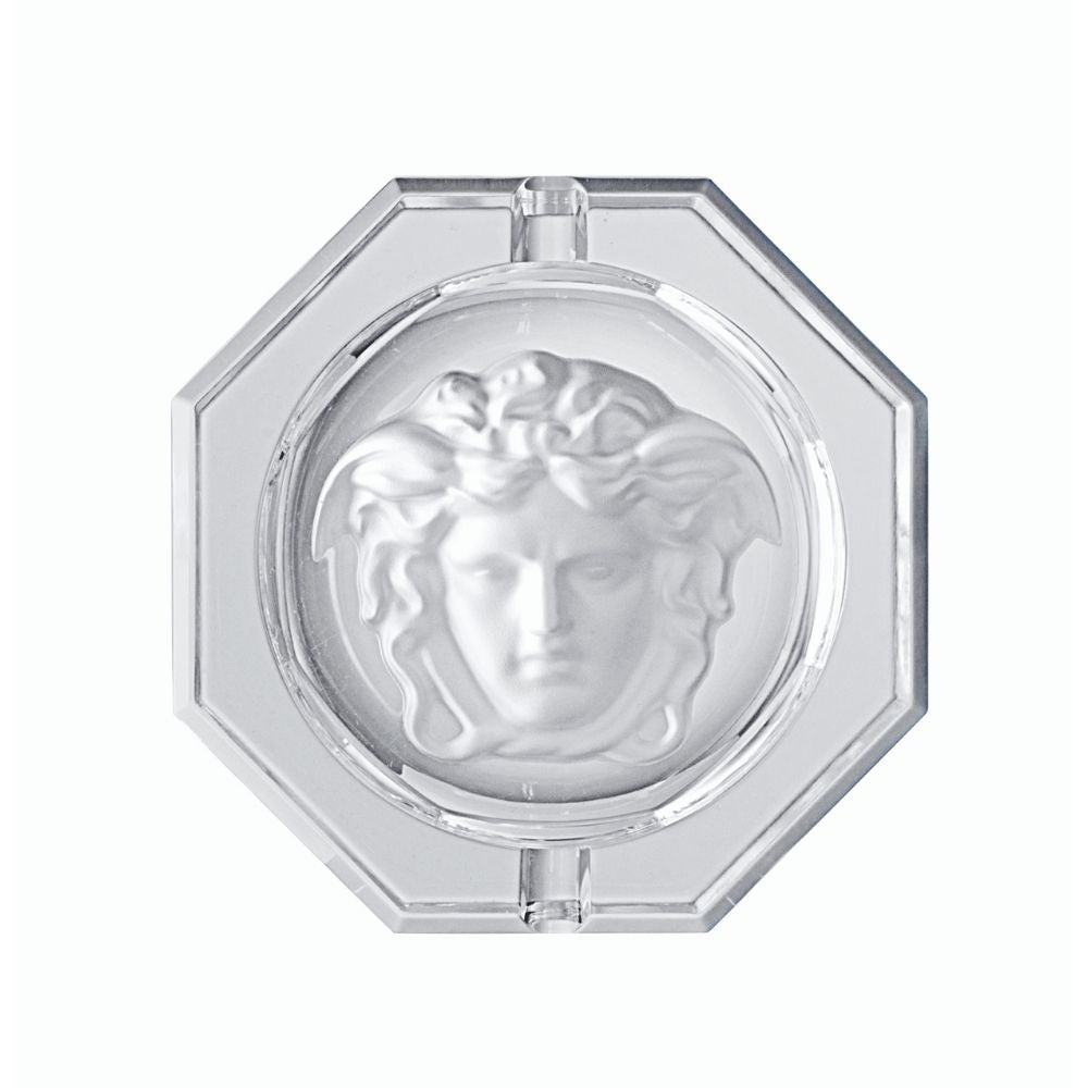 Scrumiera din sticla, 13 cm, Medusa Lumiere - VERSACE