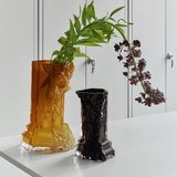 Vaza din sticla cristalina, Black, 25 cm, Rocky Baroque by Hanna Hansdotter - KOSTA BODA