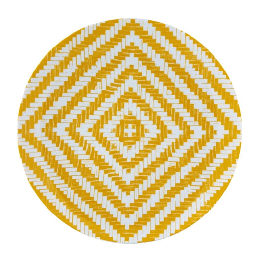 Farfurie pentru cina, Yellow, Olhar o Brasil by Chico Gouvea - VISTA ALEGRE