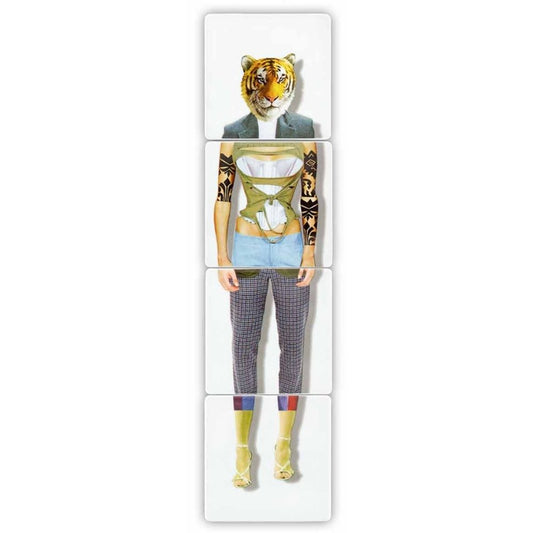 Set 4 suporturi pentru pahare Mister Tiger, Love who you want - CHRISTIAN LACROIX