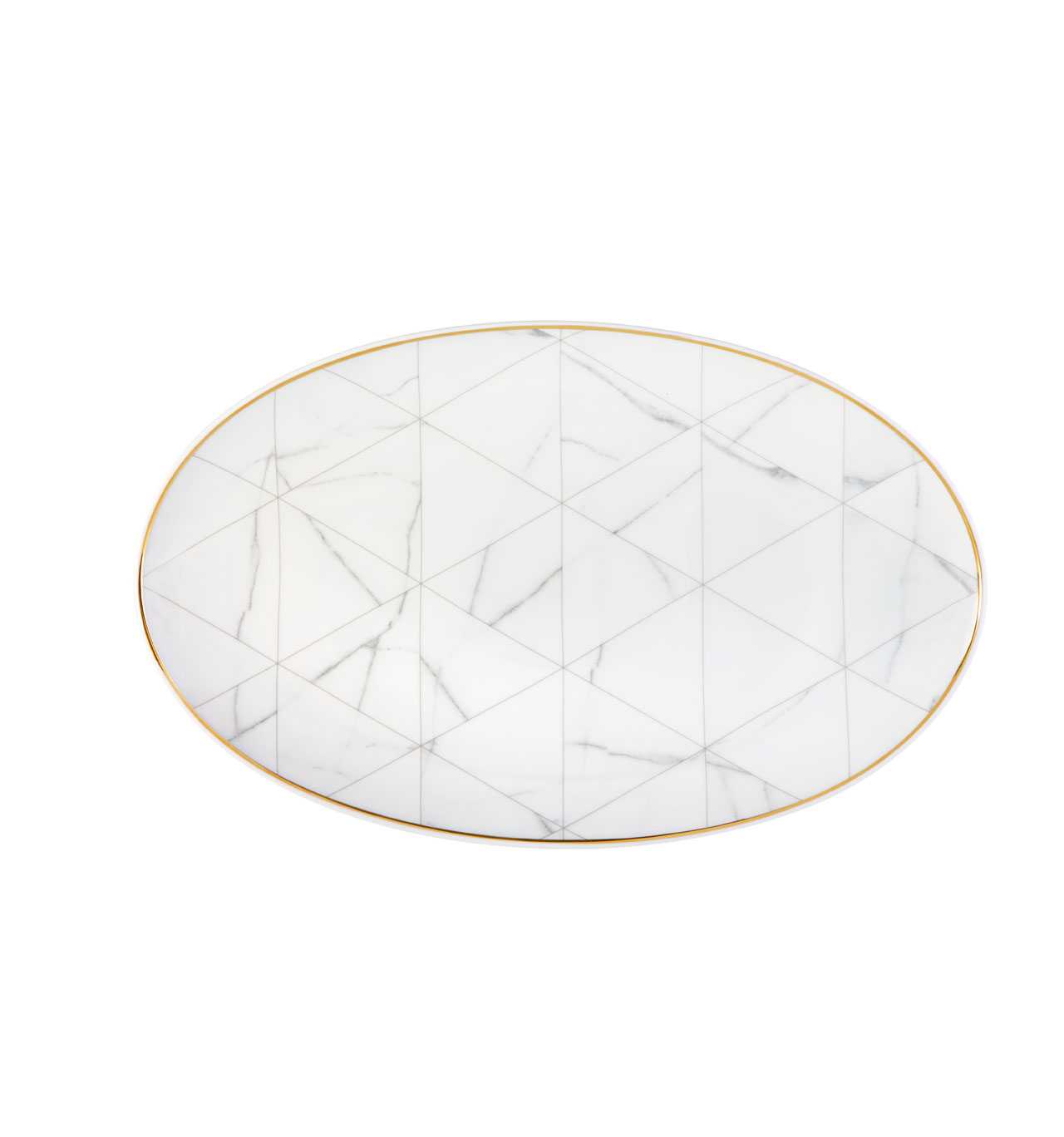 Platou oval 39 cm, Carrara by Coline le Corre - VISTA ALEGRE