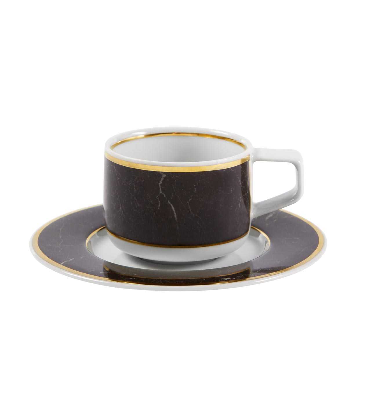 Ceasca pentru espresso si farfurie, Carrara by Coline le Corre - VISTA ALEGRE