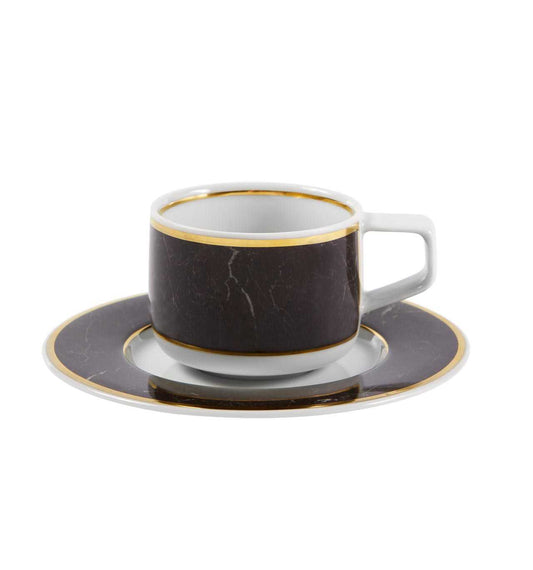 Ceasca pentru espresso si farfurie, Carrara by Coline le Corre - VISTA ALEGRE