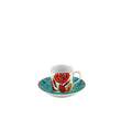 Ceasca pentru espresso si farfurie, Liberty Lotus - VISTA ALEGRE