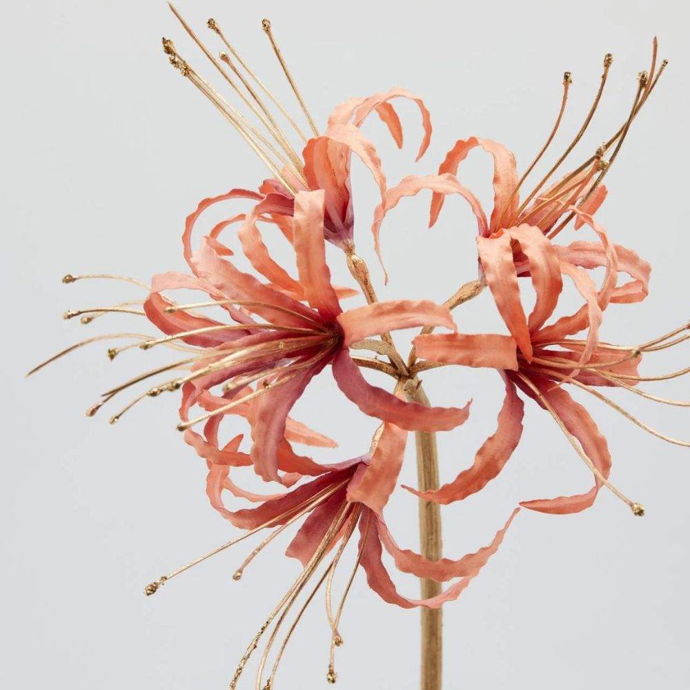 Ramura decorativa Lycoris, ruginiu, 73 cm - SIMONA'S Christmas