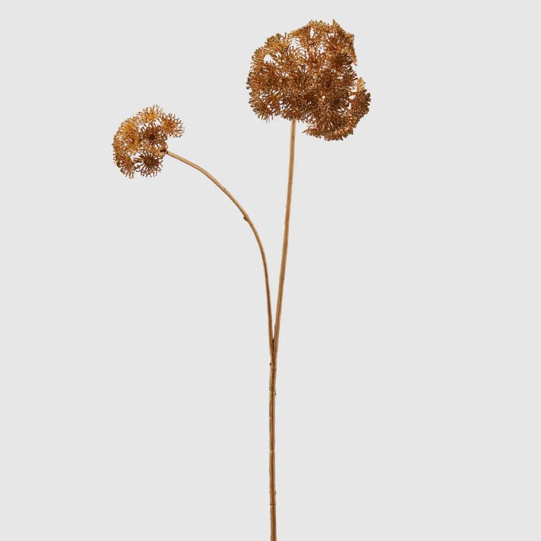 Ramura decorativa Aneto, auriu, 65 cm - SIMONA's Christmas