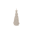 Lumanare decorativa brad Mosca, ivory, 21 cm - SIMONA'S COLLECTION