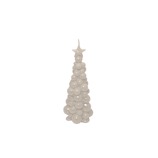 Lumanare decorativa brad Mosca, ivory, 21 cm - SIMONA'S COLLECTION