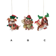 Ornament pentru brad, multicolor, 12.5 cm, Xmas Dog  - Simona's Christmas