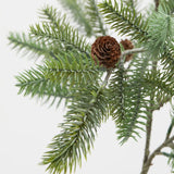 Ramura decorativa de pin cu conuri, verde, 48 cm - SIMONA'S Christmas