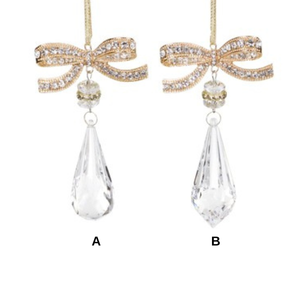 Ornament pentru brad, 12 cm, auriu, Jewel  - Simona's Christmas